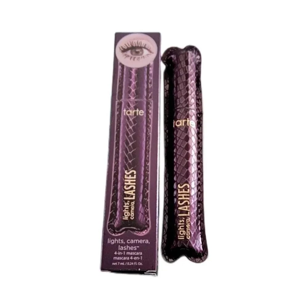 NIB~TARTE COSMETICS Lights Camera Lashes 4-in-1 Mascara in Black